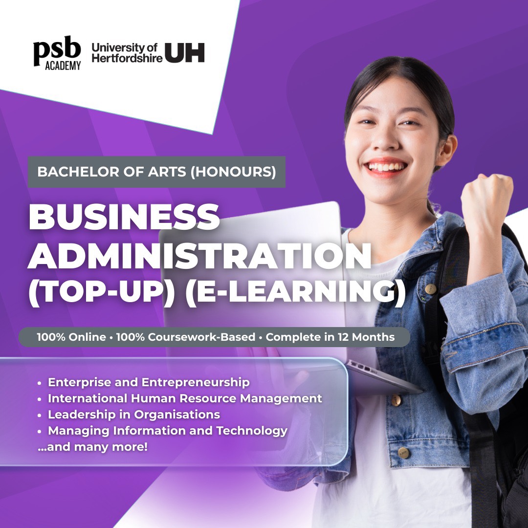 เรียนป ตรี โท online % E Learning Programmes กับ PSB Academy