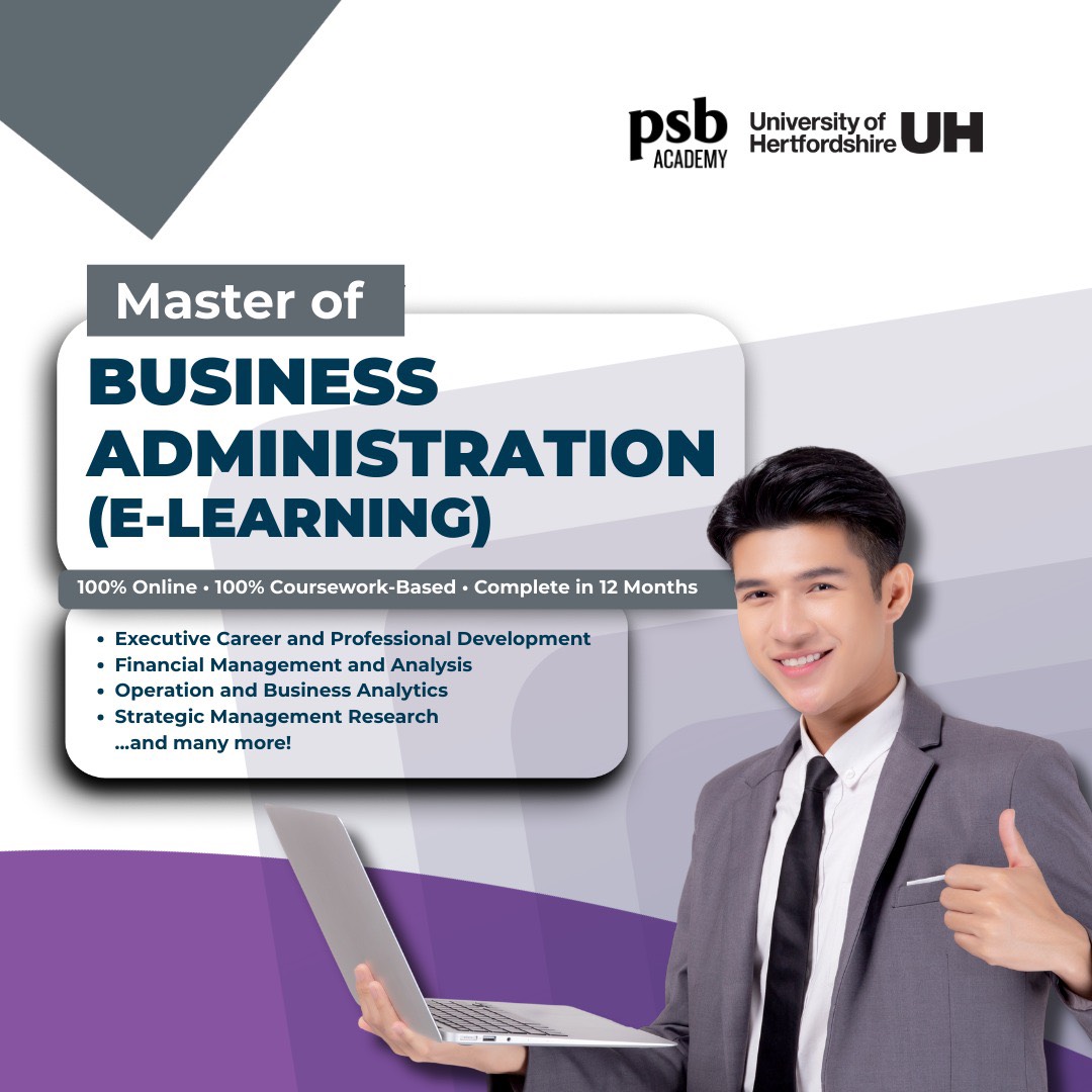 เรียนป ตรี โท online % E Learning Programmes กับ PSB Academy