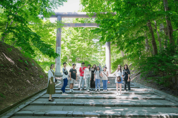 hokkaido camp in Hokkaido Shrine x