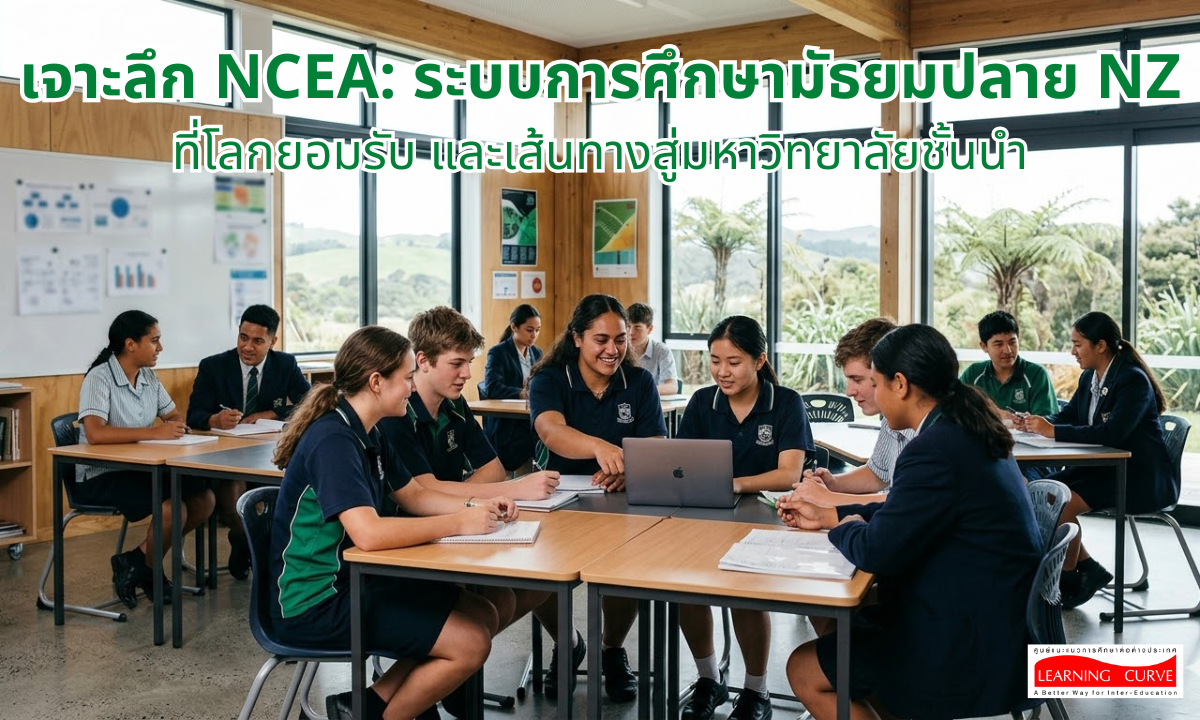 เจาะลึก NCEA ระบบการศึกษามัธยมปลายนิวซีแลนด์ที่โลกยอมรับ และเส้นทางสู่มหาวิทยาลัยชั้นนำ เจาะลึก NCEA ระบบการศึกษามัธยมปลายนิวซีแลนด์ที่โลกยอมรับ และเส้นทางสู่มหาวิทยาลัยชั้นนำ