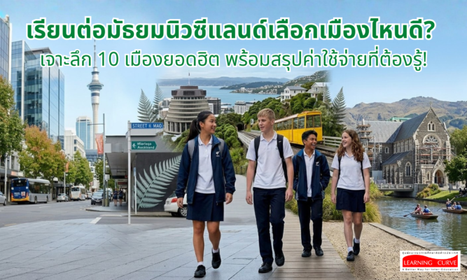 เรียนต่อมัธยมนิวซีแลนด์เลือกเมืองไหนดี