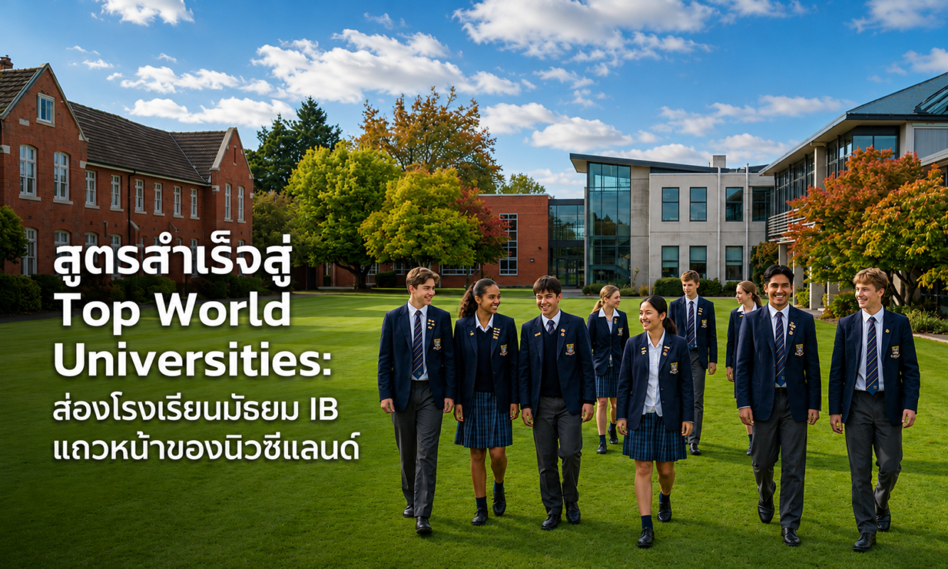 สูตรสำเร็จสู่ Top World Universities ส่องโรงเรียนมัธยม IB แถวหน้าของนิวซีแลนด์
