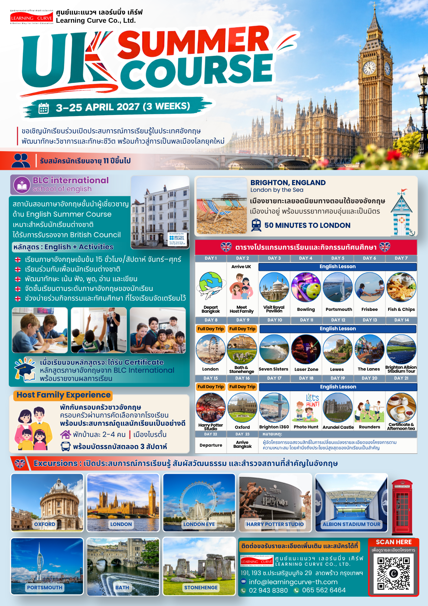 เรียนซัมเมอร์ที่ประเทศอังกฤษ BLC international school of english เมือง Brighton-2 เรียนซัมเมอร์ที่ประเทศอังกฤษ BLC international school of english เมือง Brighton
